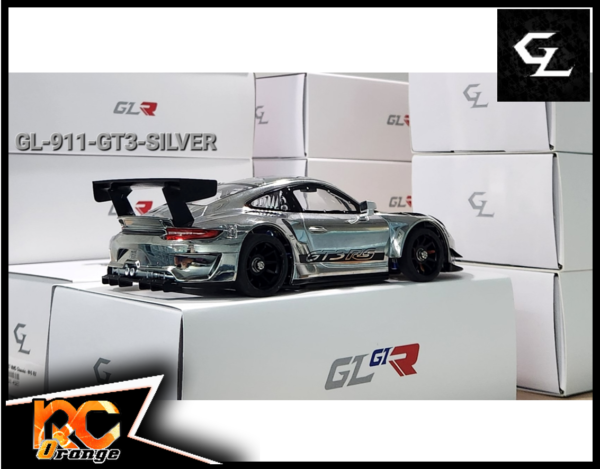 RC ORANGE GL RACING GL 911 GT3 SILVER W.MM.98 GL 911 GT3 body Silver LIMITED EDITION
