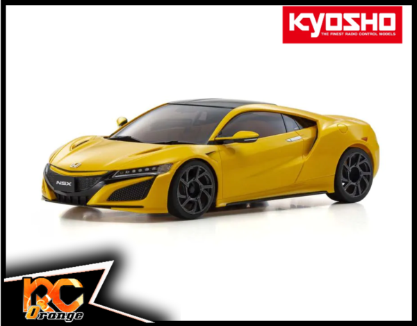 RC ORANGE KYOSHO MZP233Y Autoscale W.MM.98 Honda NSX Jaune perle