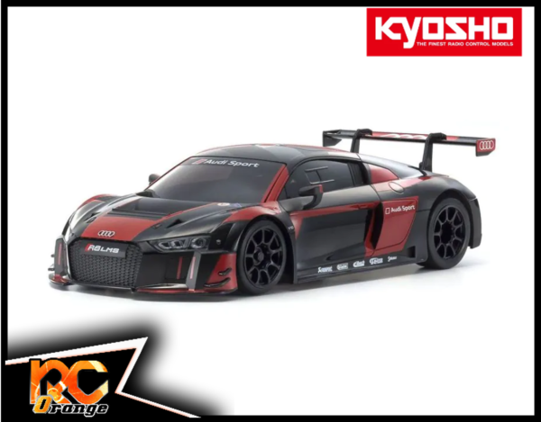 RC ORANGE KYOSHO MZP246BKR Autoscale W.MM.98 Audi R8 LMS 2015 Black Red