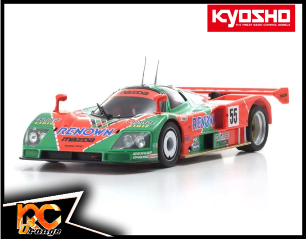 RC ORANGE KYOSHO MZP344RE Autoscale W.MM.102 MAZDA 787B No.55 LM 1991 Winner