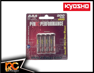 RC ORANGE PINK PERFORMANCE PP2 800AAA HV Batteries R3 AAA Ni Mh 800Mah (4) UHO