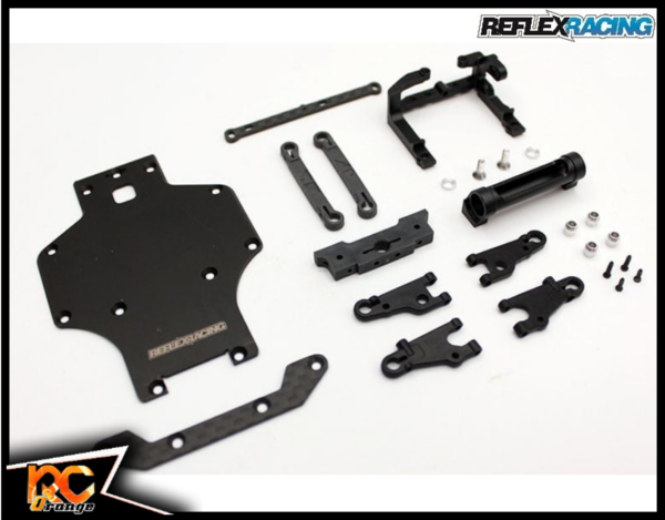 RC ORANGE REFLEX RACING RX28 UKIT Kit de conversion RX28 GEN1 vers GEN2 avec bras de suspension avant