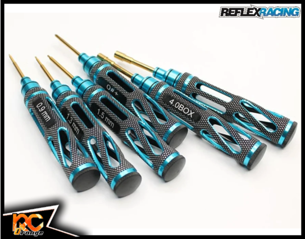 RC ORANGE REFLEX RACING RX28A 14 V2 Kit d'outils bleu V2