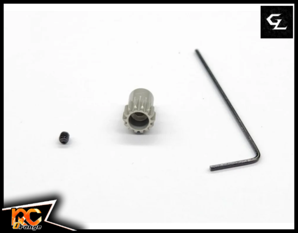 RC ORANGE GL RACING GTR GL GTR OP 024 OPTION Pignon aluminium Hard Coated 64 pitch 14T