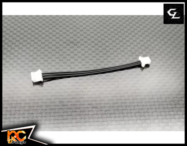 RC ORANGE GL RACING XP ESC R66 CABLE Câble pour ESC GL Racing vers récepteur 90mm