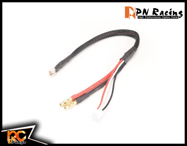 RC ORANGE PN RACING 700266 CABLE Cordon de charge pour batterie lipo 2s Mini Z 1 28 Banane