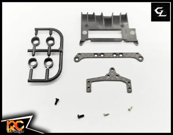 RC ORANGE GL RACING GL GTR S 046 Pièces de montage de POD étroit GL GTR Pièces de rechange pour GL GTR OP 088